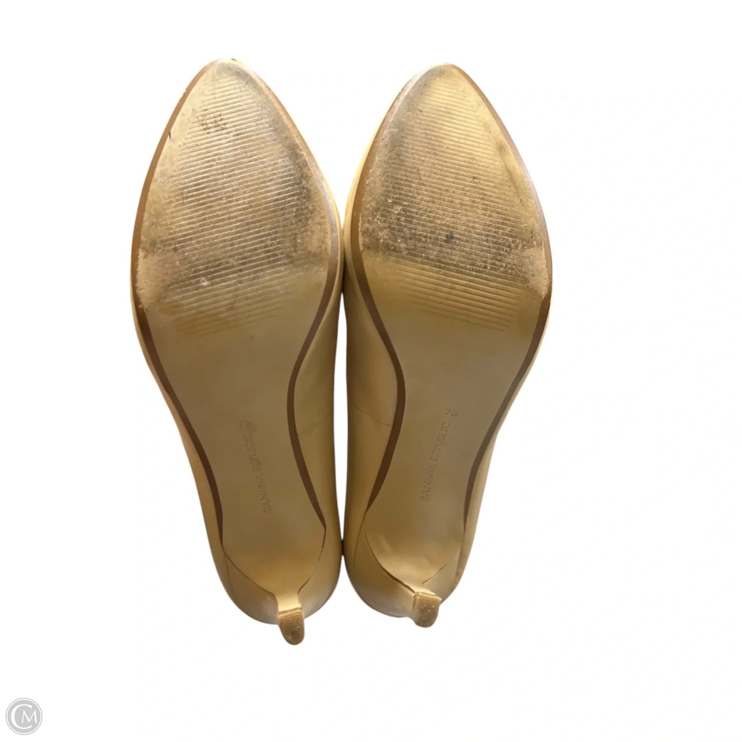 Shoes Heels Kitten By Banana Republic In Beige, Size: 7.5