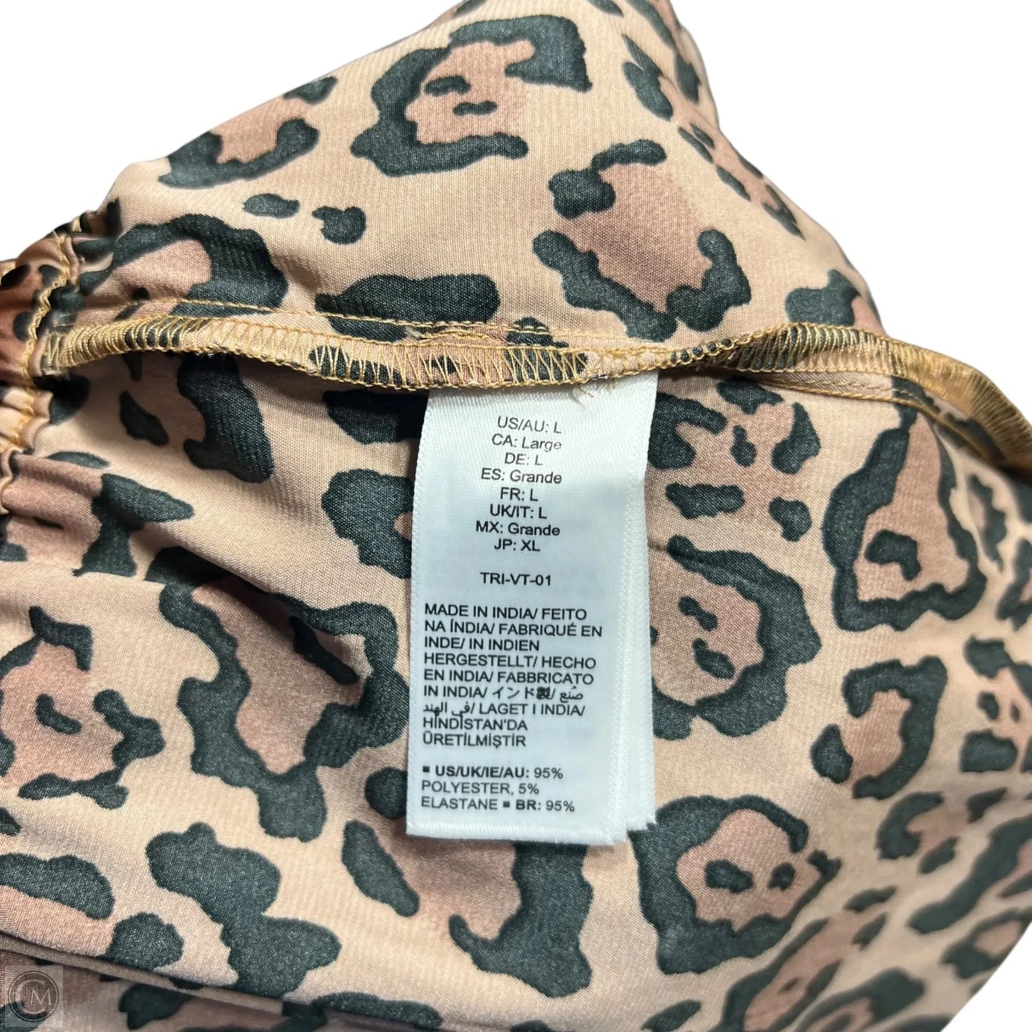 Shorts By The Drop In Animal Print, Size: L
