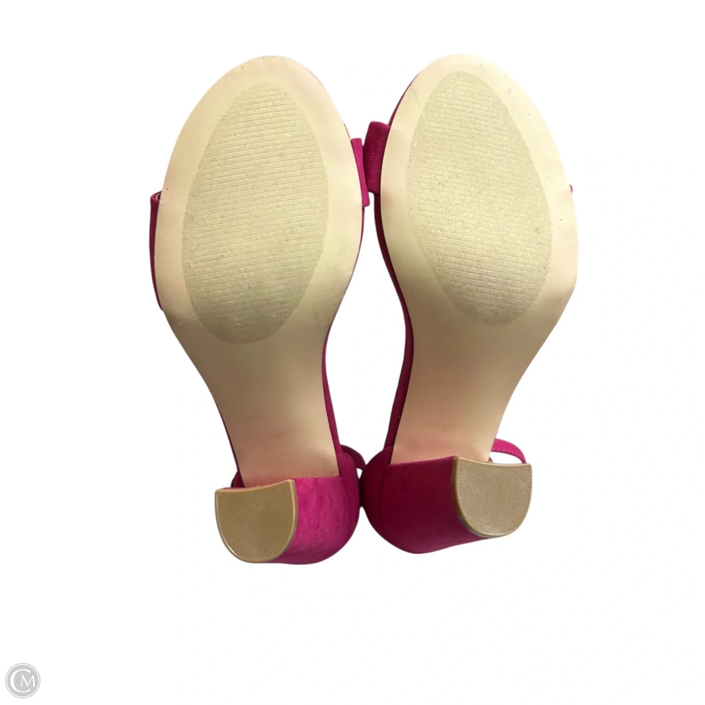 Shoes Heels Block By Just Fab In Pink, Size: 9.5