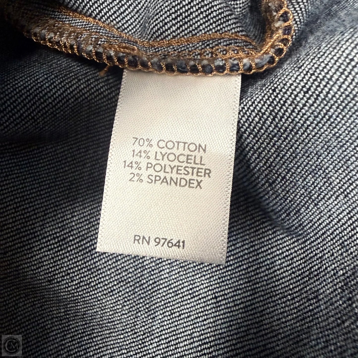 Jacket Denim By J. Jill In Blue Denim, Size: Xl