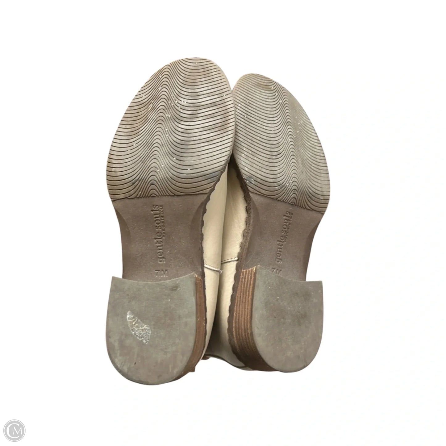 Boots Ankle Heels By Gentle Souls In Brown, Size: 7