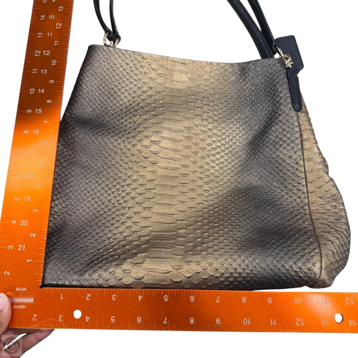 Handbag Designer By Coach, Size: Medium