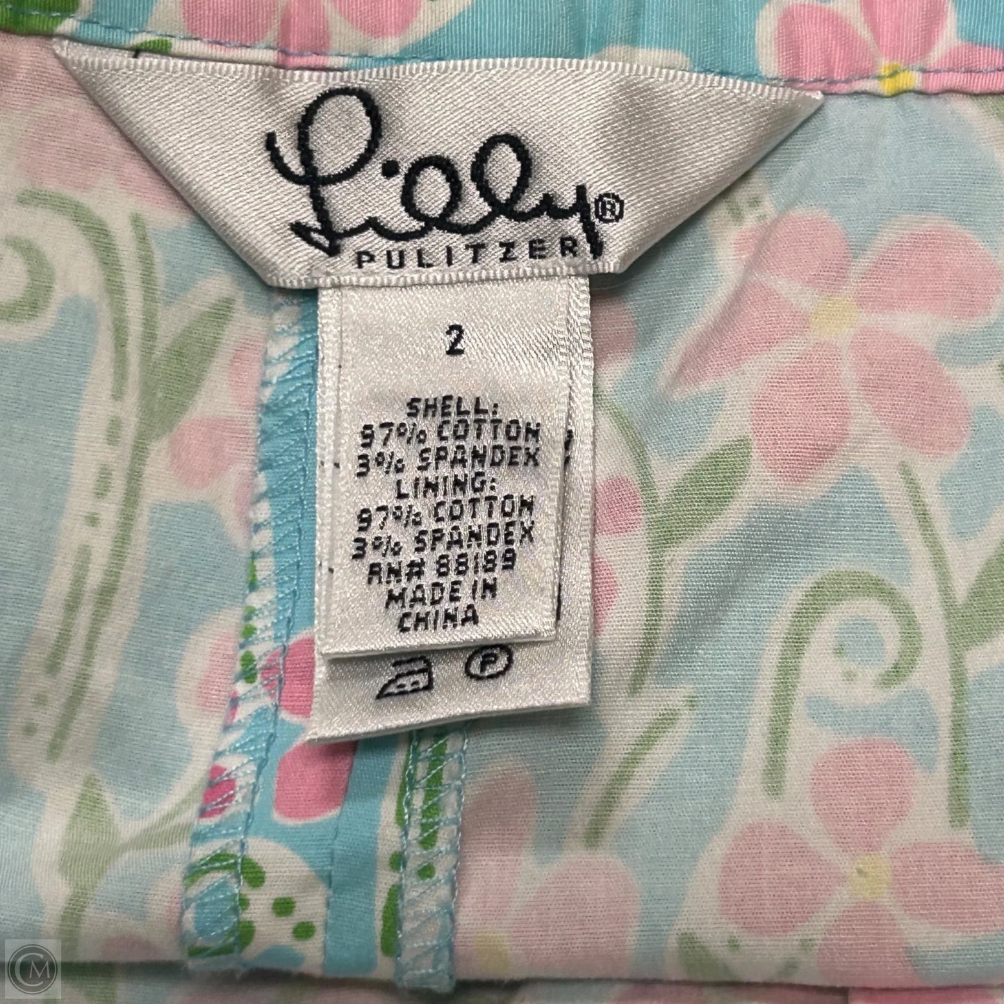 Skirt Designer By Lilly Pulitzer In Blue & Pink, Size: 2