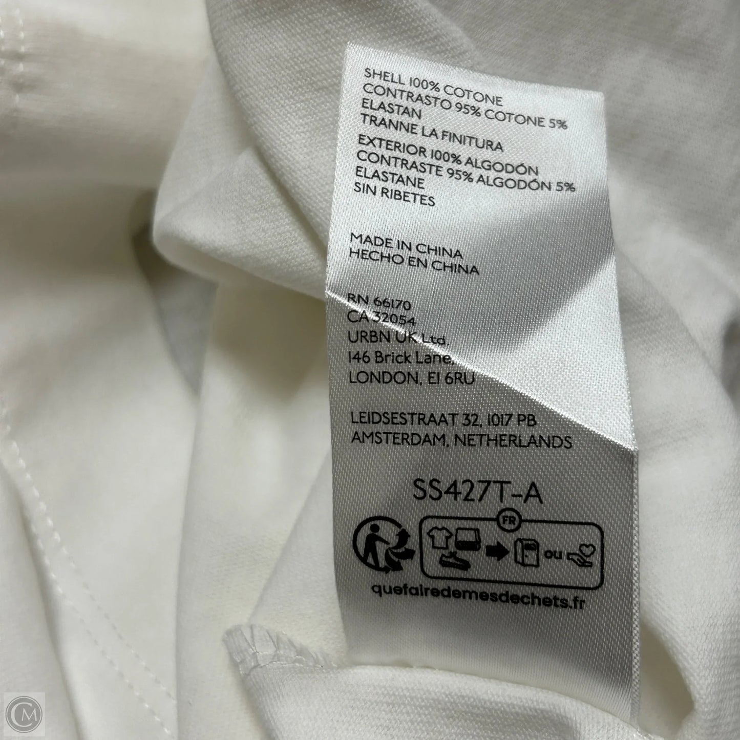 Top Short Sleeve By Maeve In White, Size: M