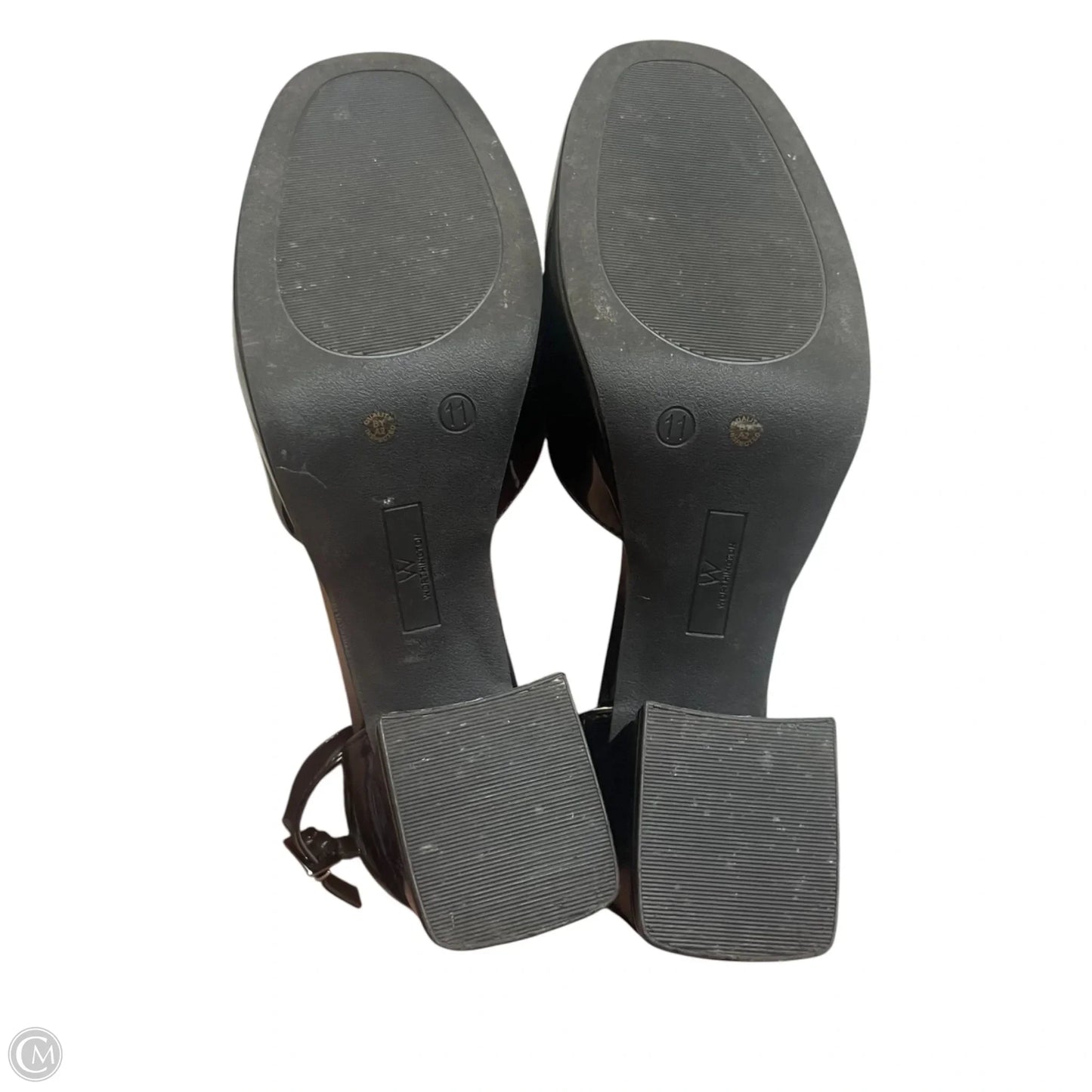 Shoes Heels Block By Worthington In Black, Size: 11
