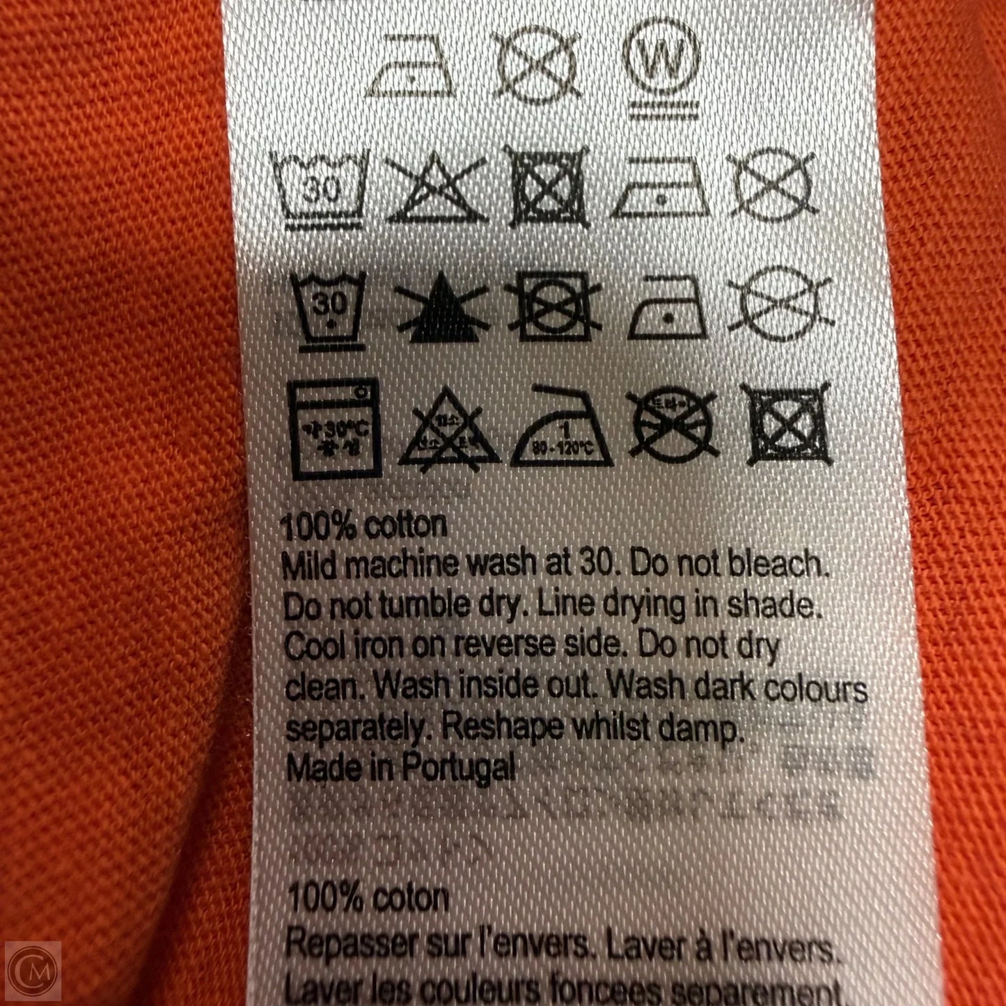 Top Short Sleeve Designer By All Saints In Orange, Size: S