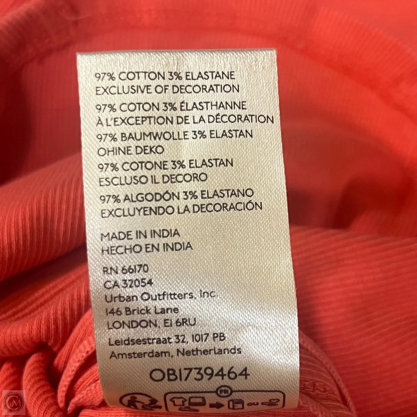 Top Sleeveless By We The Free In Orange, Size: Xs