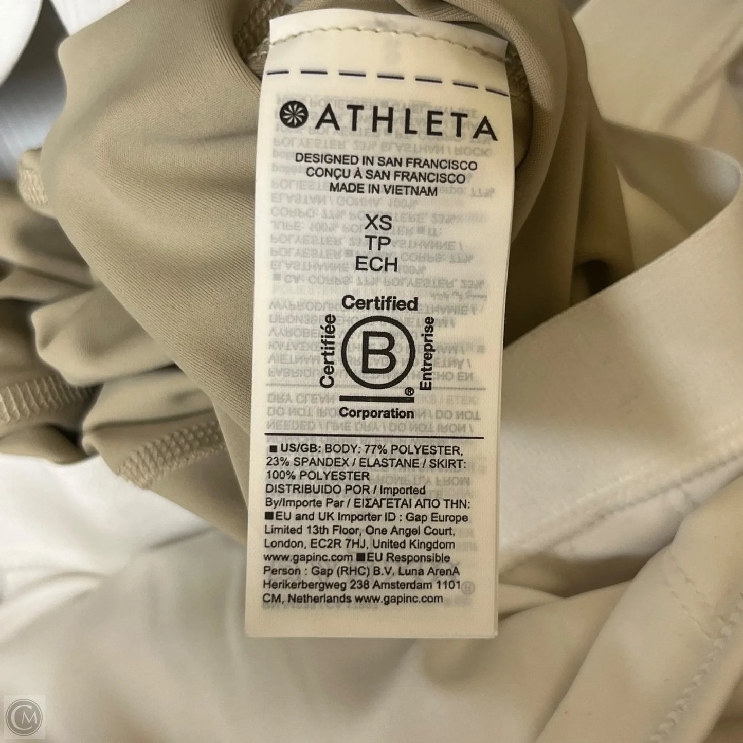 Athletic Dress By Athleta In White, Size: Xs