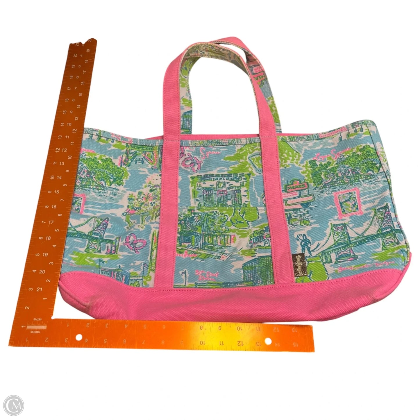 Tote Designer By Lilly Pulitzer, Size: Large