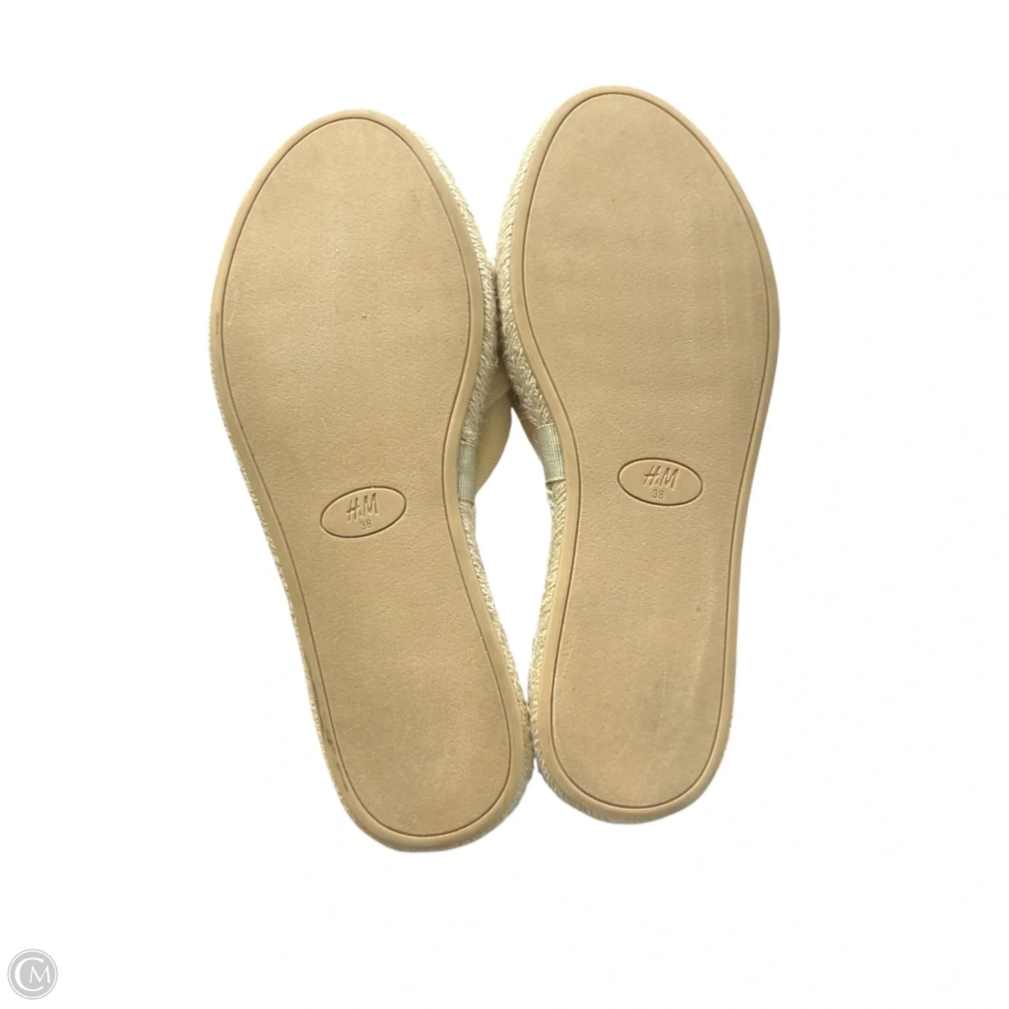 Sandals Flats By H&m In Tan, Size: 7.5