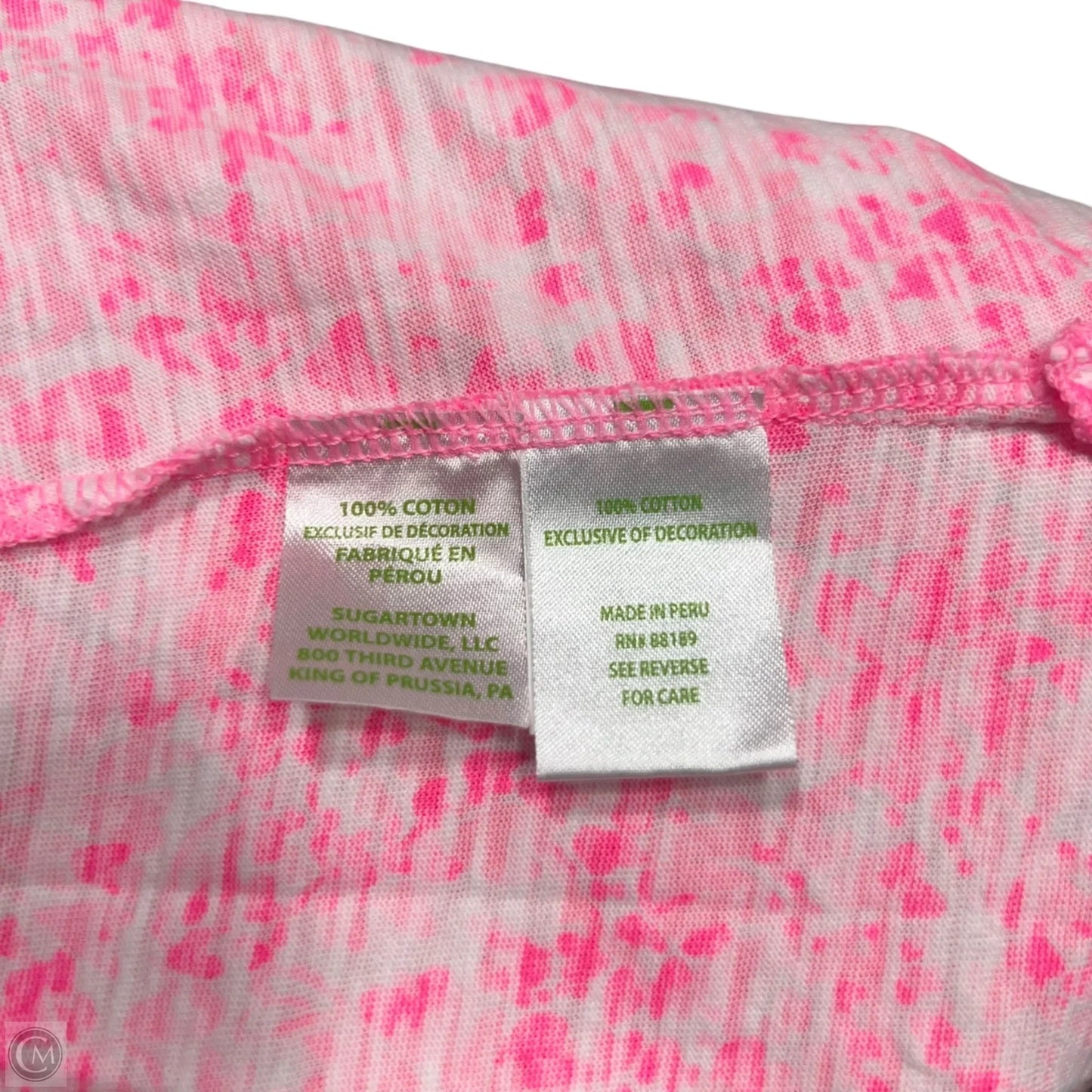 Tunic Designer By Lilly Pulitzer In Pink, Size: M