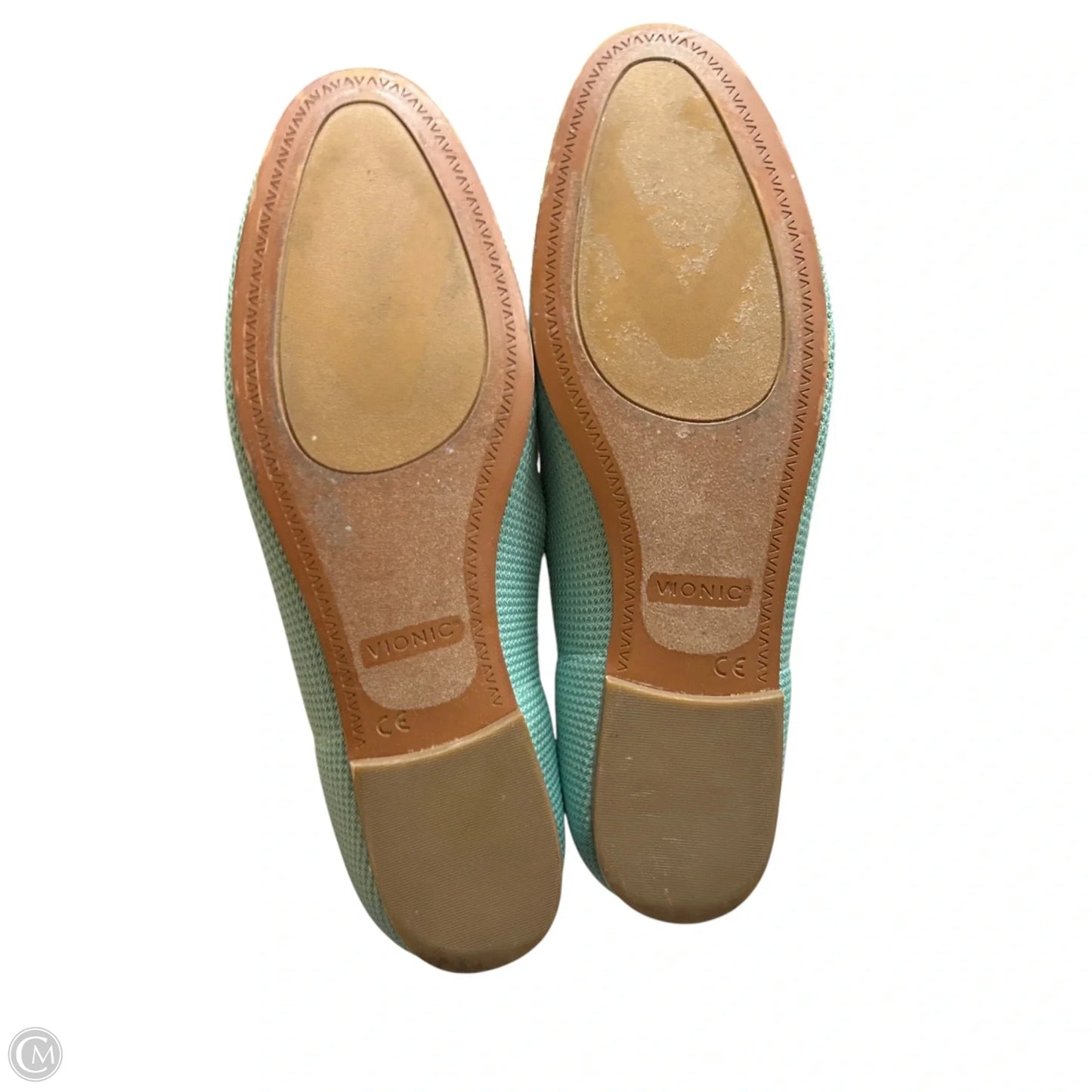 Shoes Flats By Vionic In Aqua, Size: 9.5