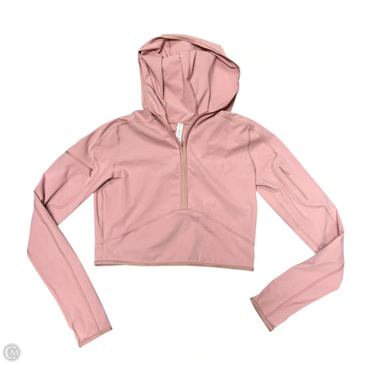 Athletic Jacket By Lululemon In Pink, Size: 8