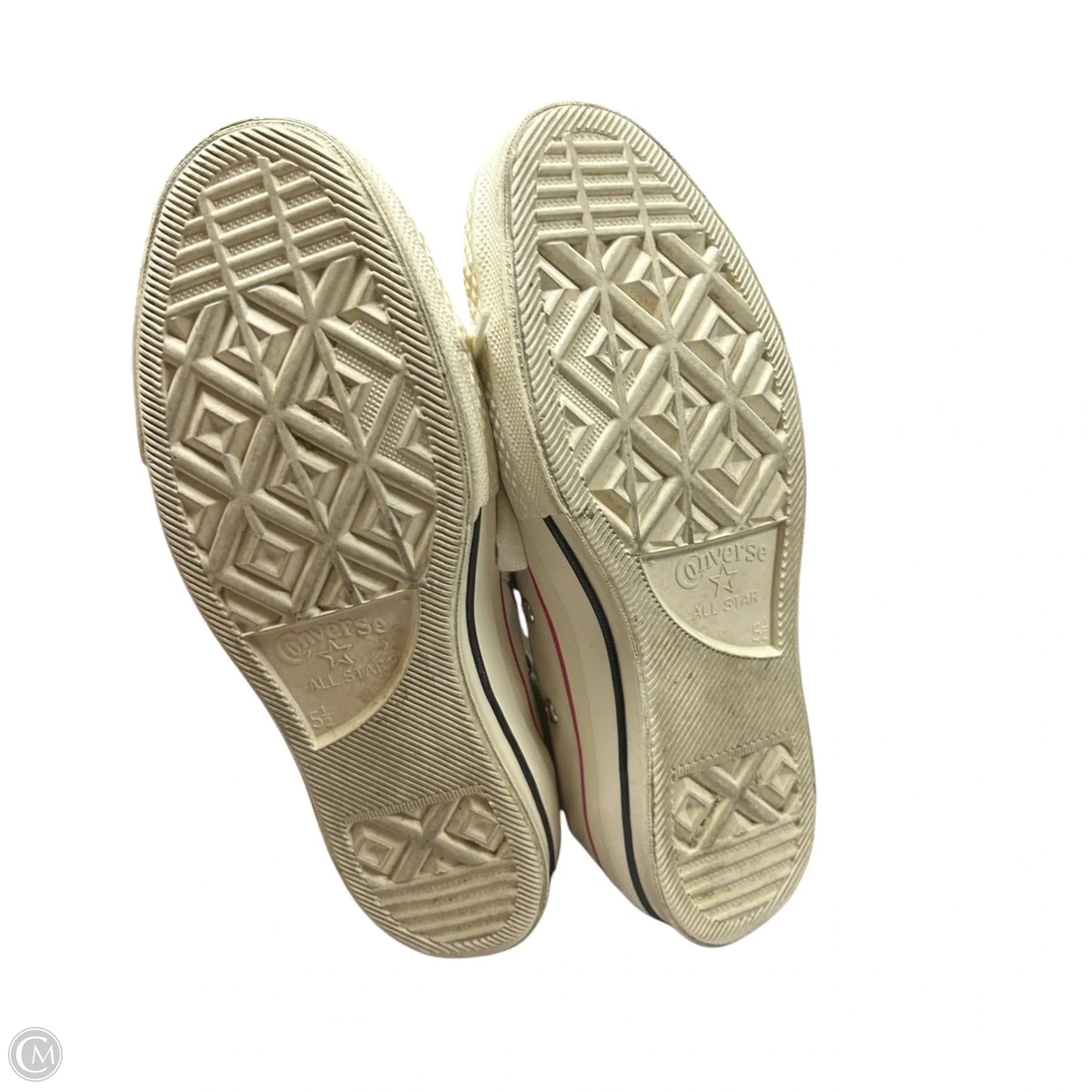 Shoes Sneakers By Converse In Cream, Size: 7.5