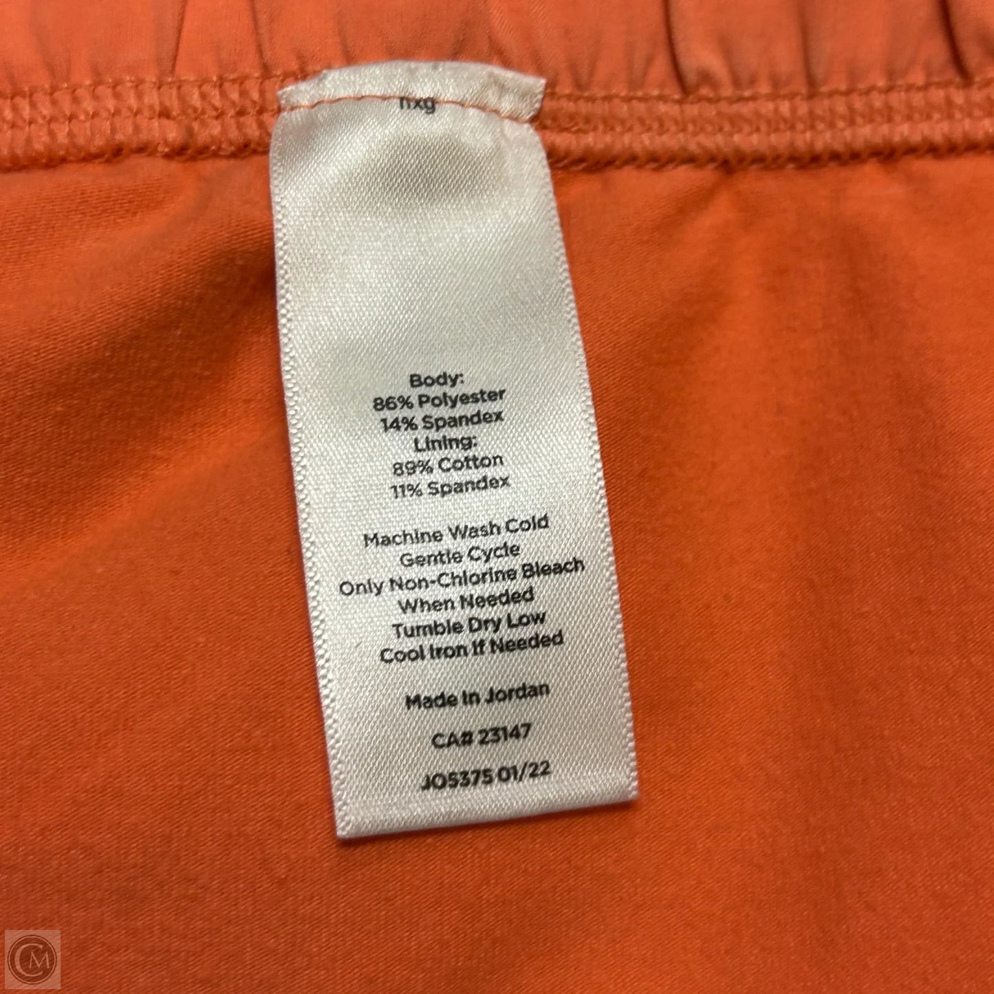 Athletic Skirt By Talbots In Orange, Size: Xl