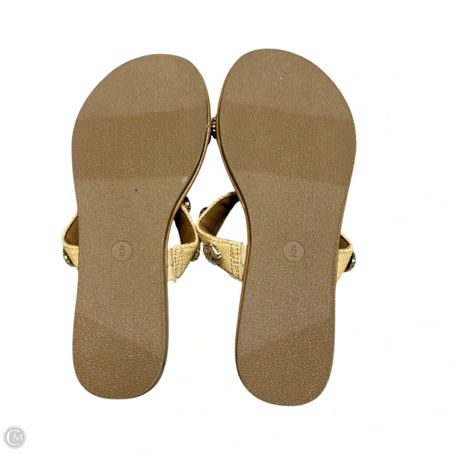 Sandals Flats By A New Day In Tan, Size: 6