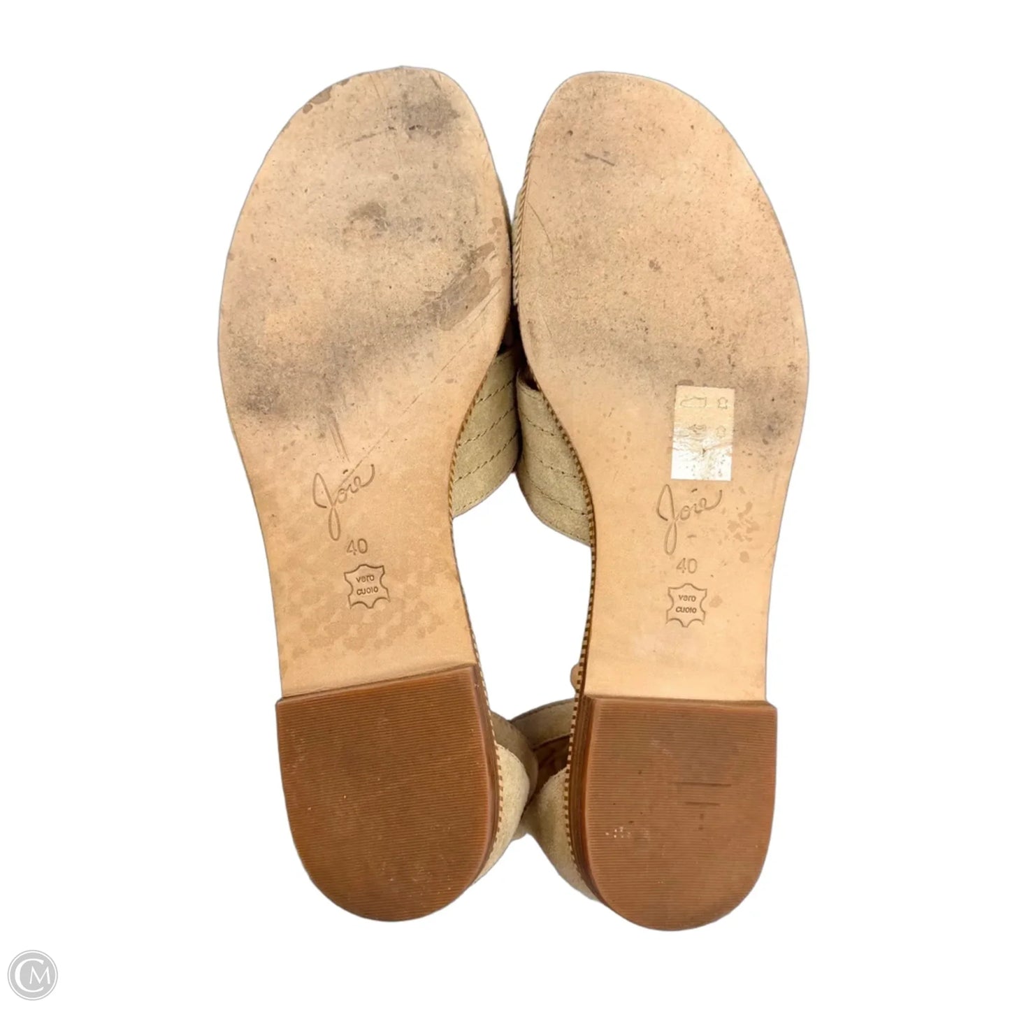 Sandals Flats By Joie In Tan, Size: 9.5