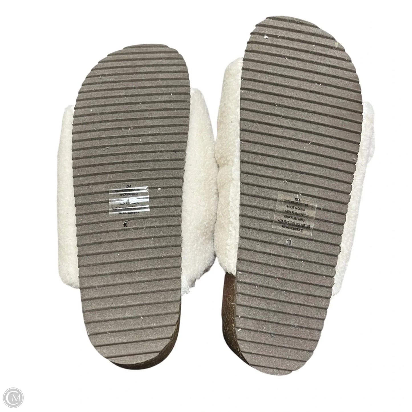 Sandals Heels Platform By Altard State In Cream, Size: 10