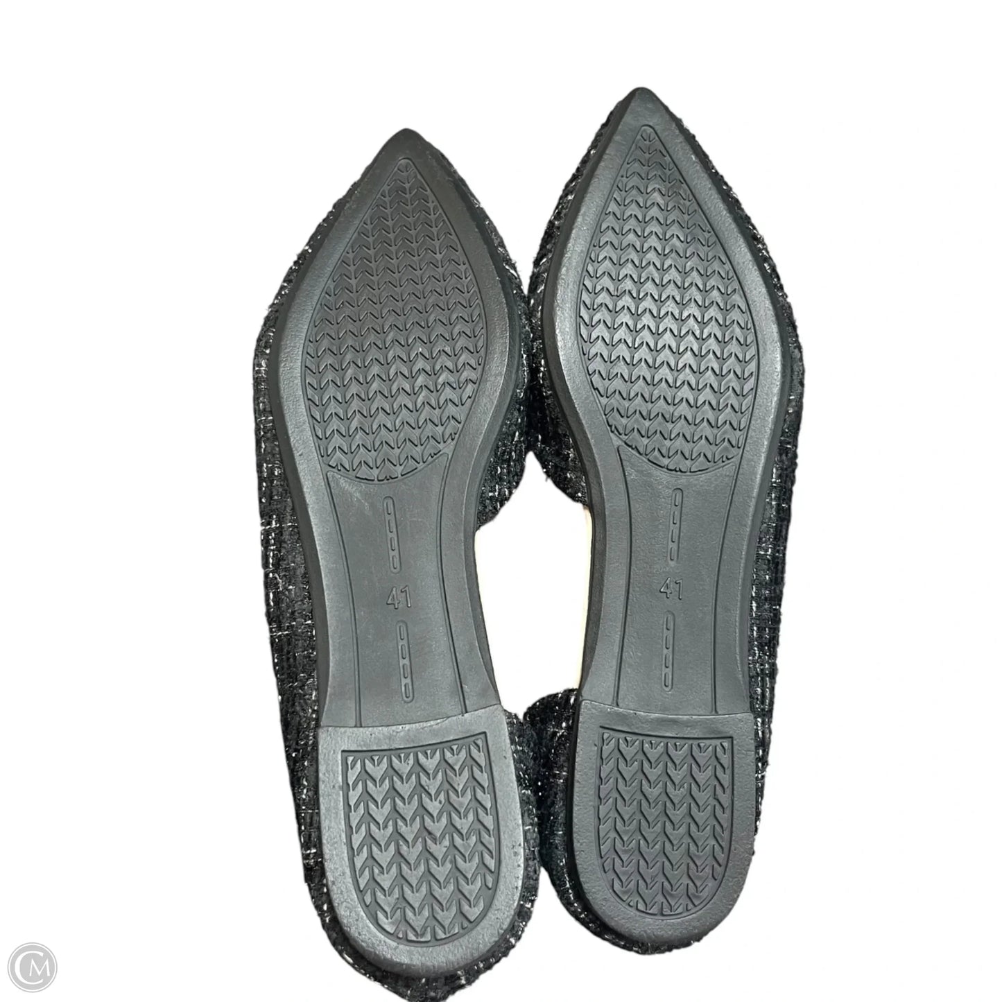 Shoes Flats In Black, Size: 10.5