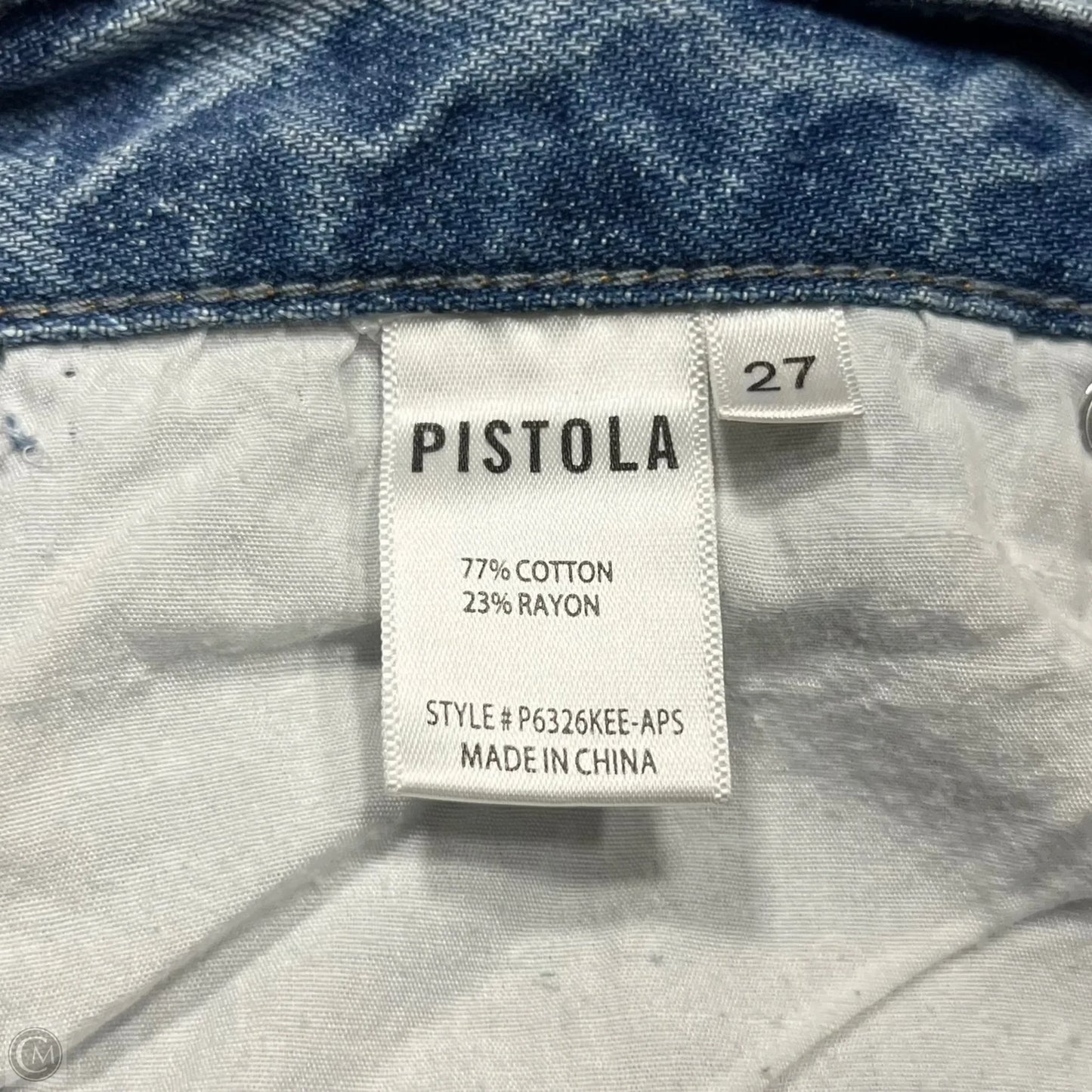 Jeans Boyfriend By Pistola In Blue Denim, Size: 4