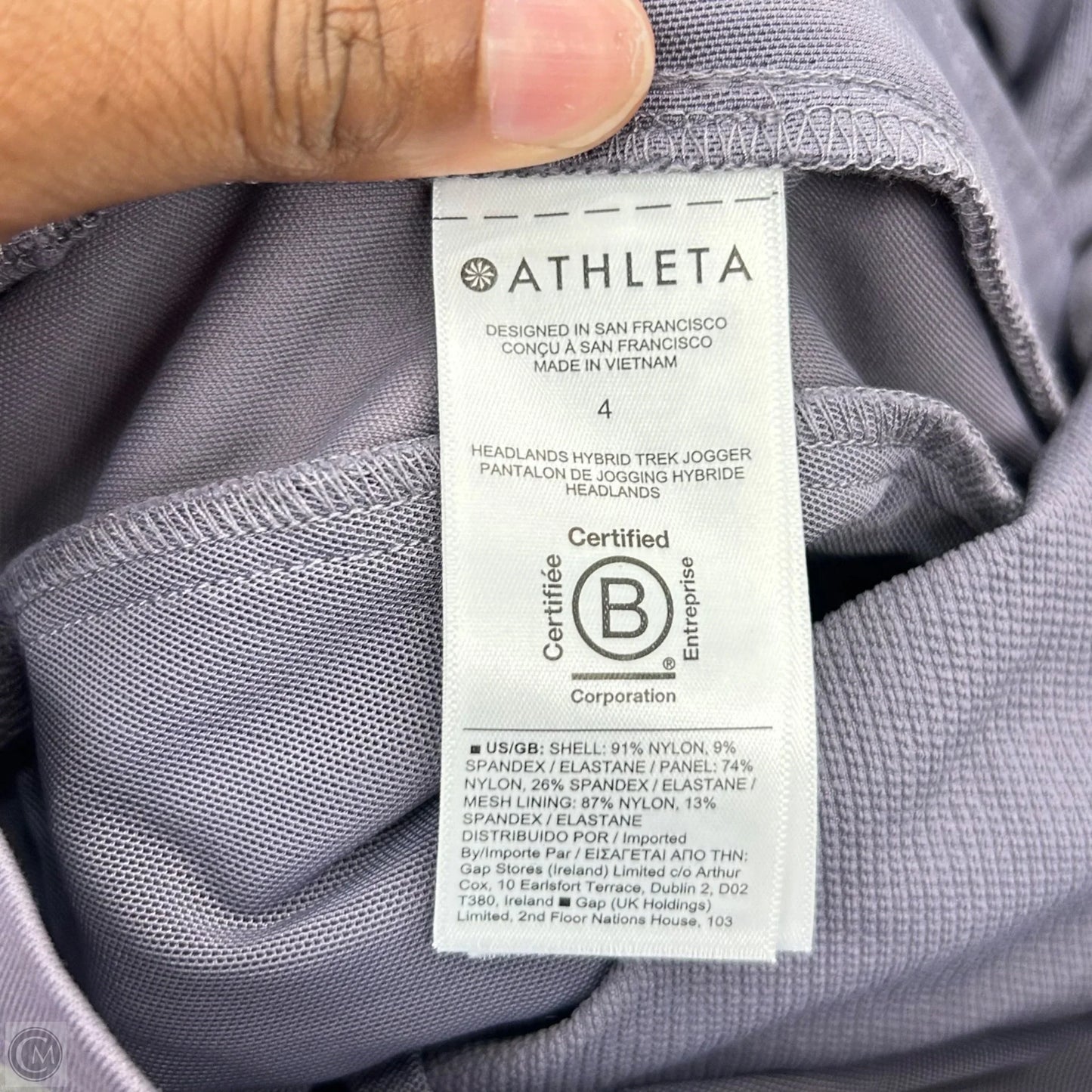 Athletic Pants By Athleta In Purple, Size: 4