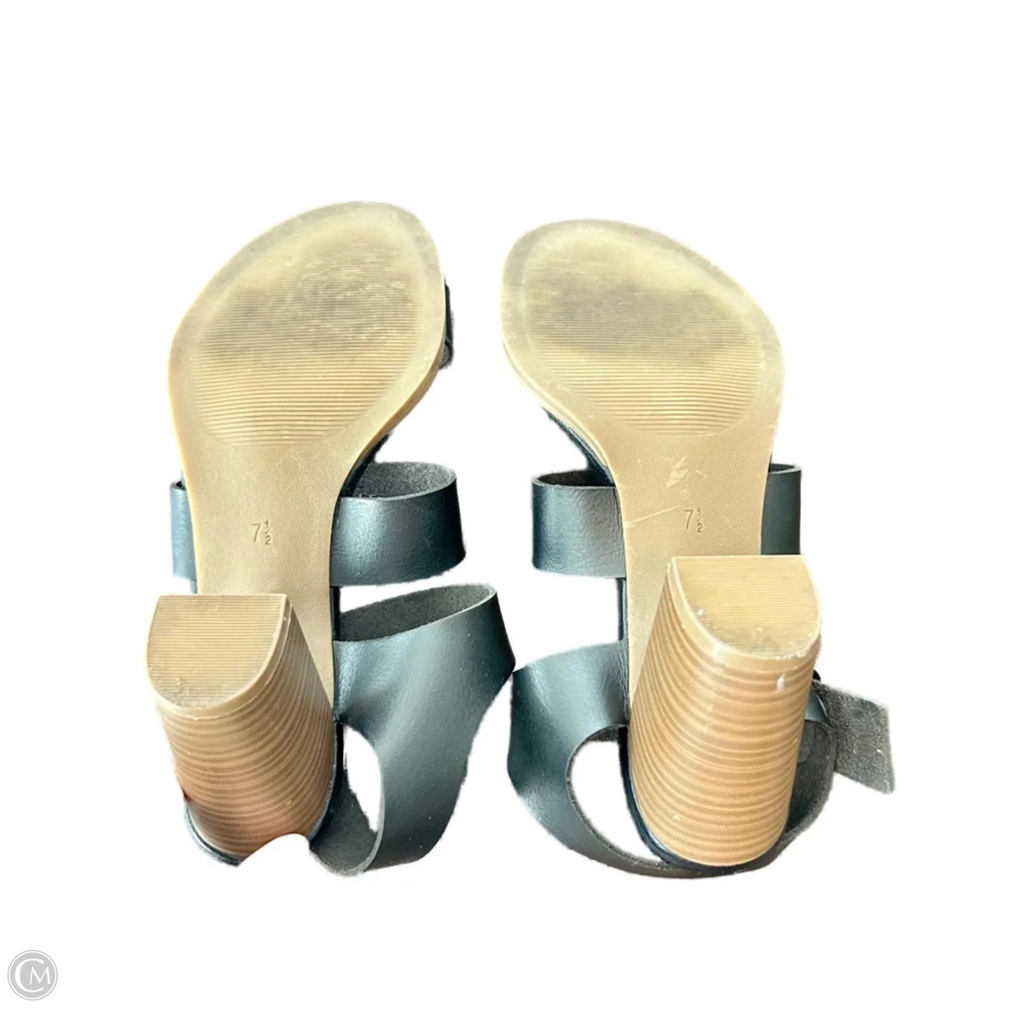 Sandals Heels Block By Old Navy In Black, Size: 7.5