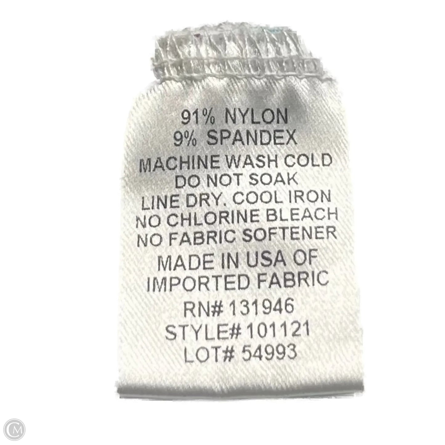 Dress Casual Short By Jude Connally In Blue & White, Size: Xxl