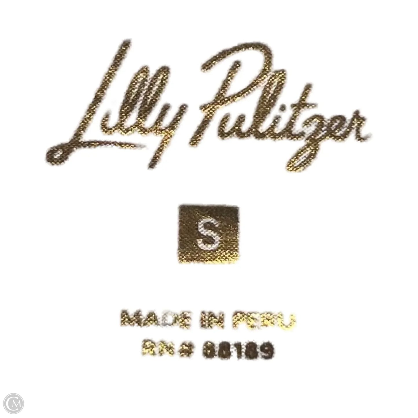 Dress Designer By Lilly Pulitzer In Blue & Green, Size: S