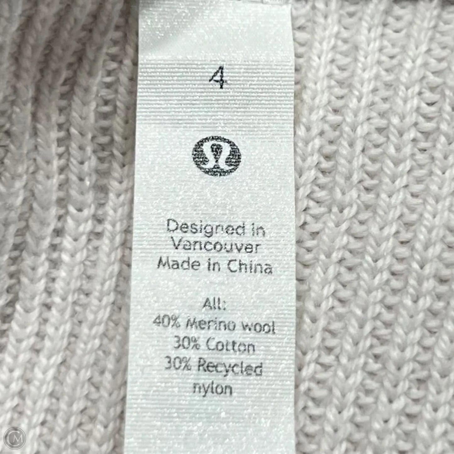 Sweater By Lululemon In Grey, Size: S
