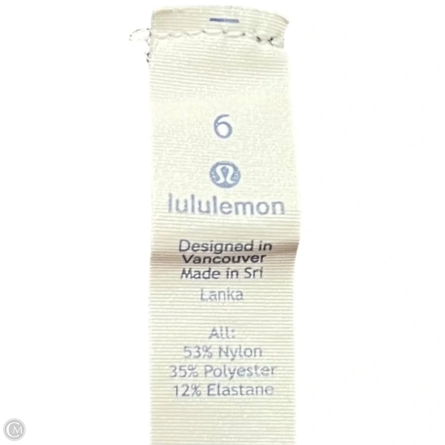 Athletic Leggings By Lululemon In Grey, Size: 6