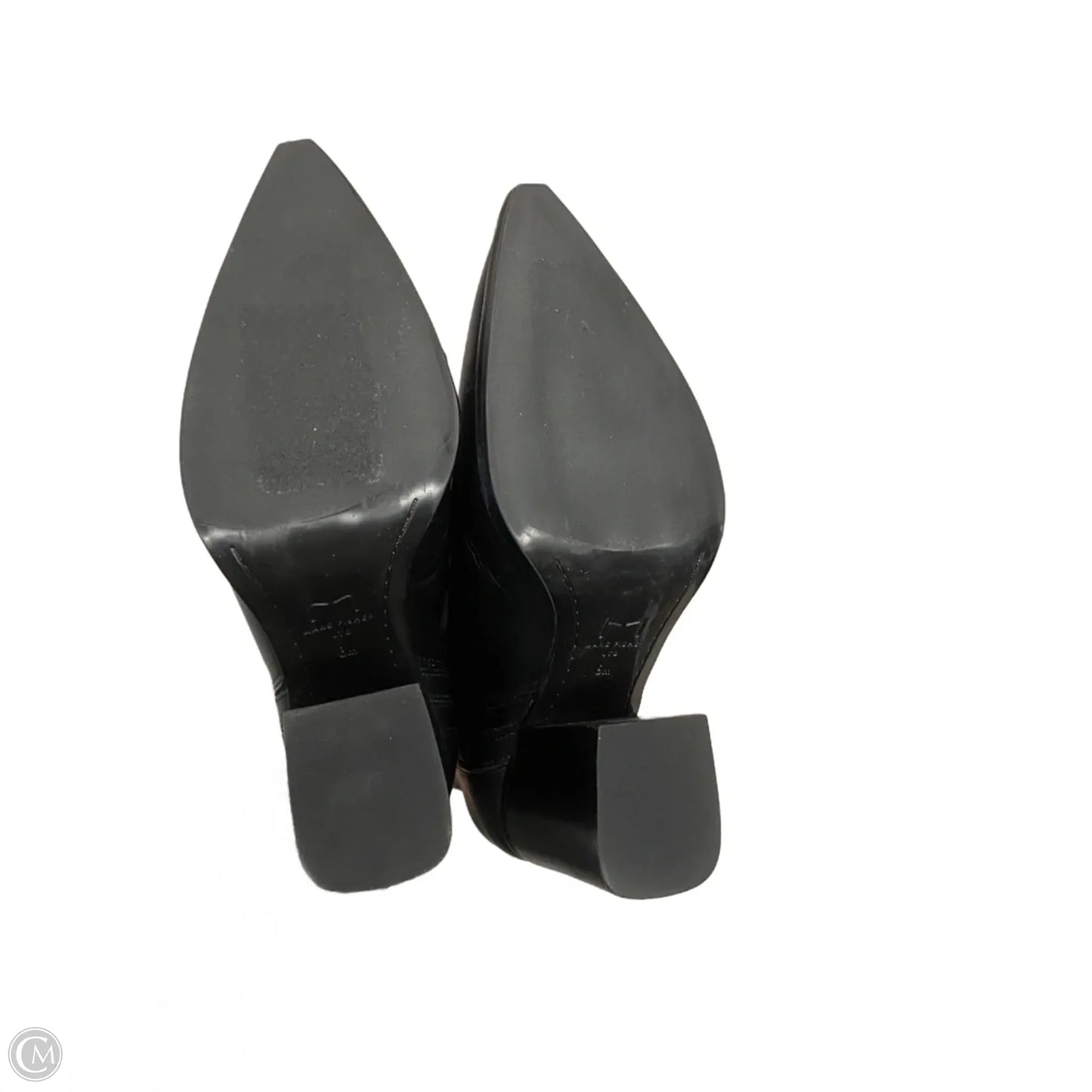 Boots Ankle Flats By Marc Fisher In Black, Size: 8