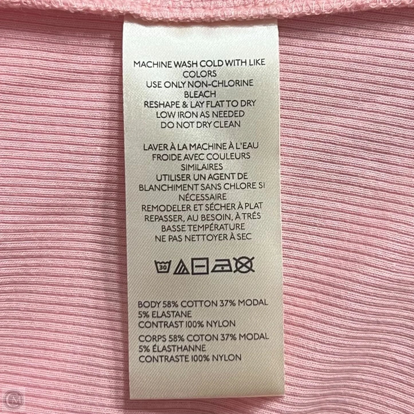Top Short Sleeve By Maeve In Pink, Size: Xl
