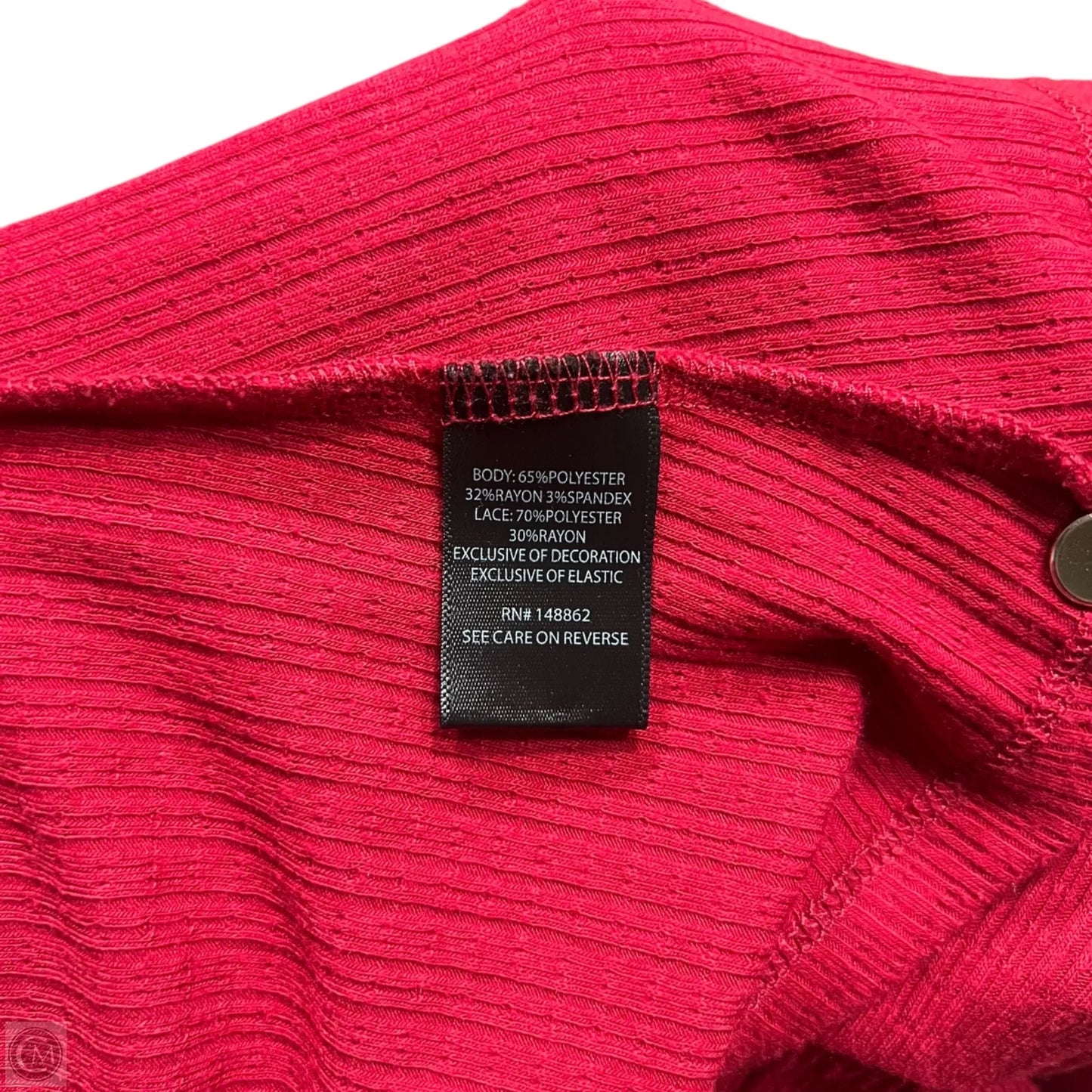Top Long Sleeve By Torrid In Red, Size: 2x