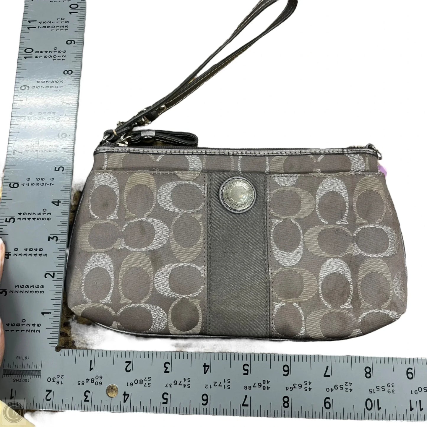 Wristlet Designer By Coach, Size: Medium