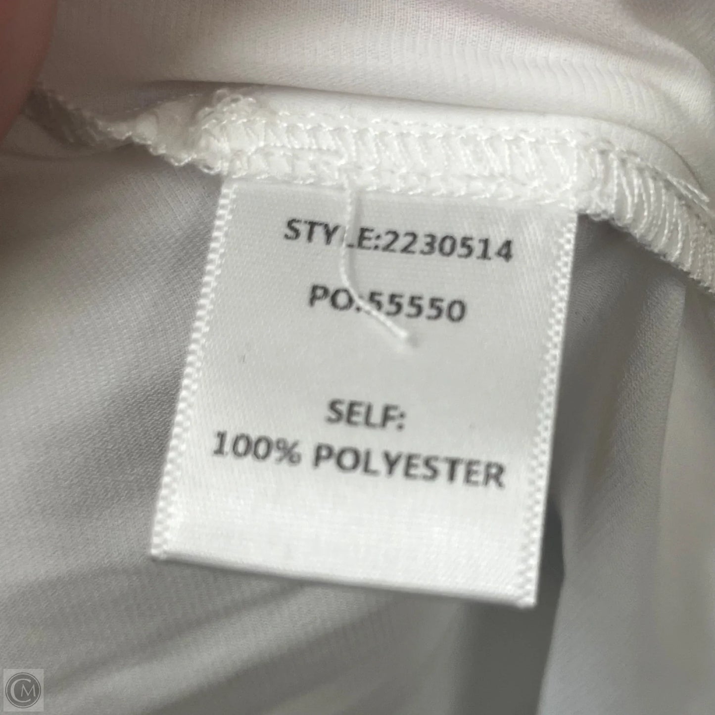 Top Short Sleeve By Current Air In White, Size: Xl