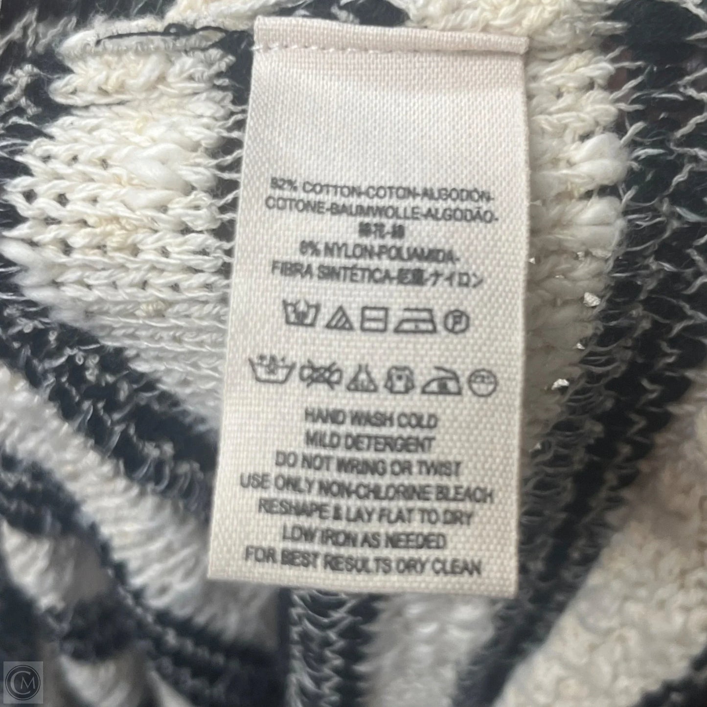 Sweater By Free People In Black & Cream, Size: L