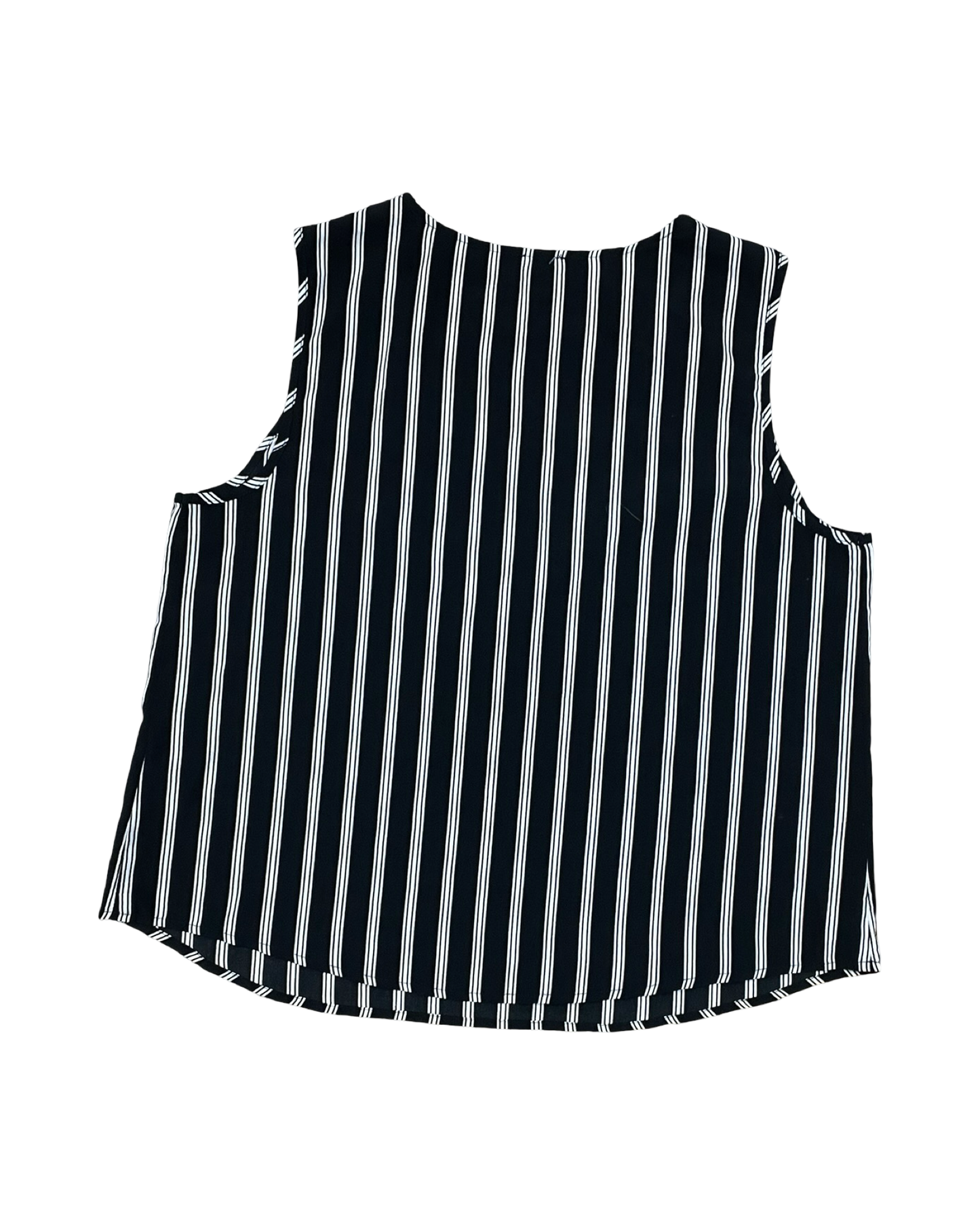 Top Sleeveless By Clothes Mentor In Black & Cream, Size:Xl