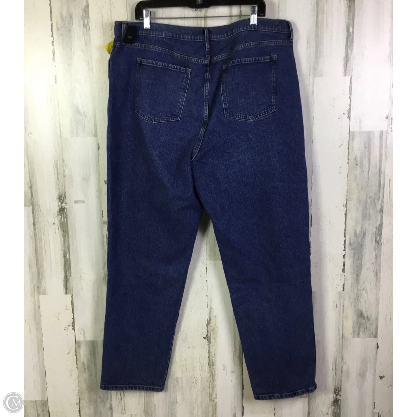 Jeans Straight By Banana Republic In Blue Denim, Size: 20