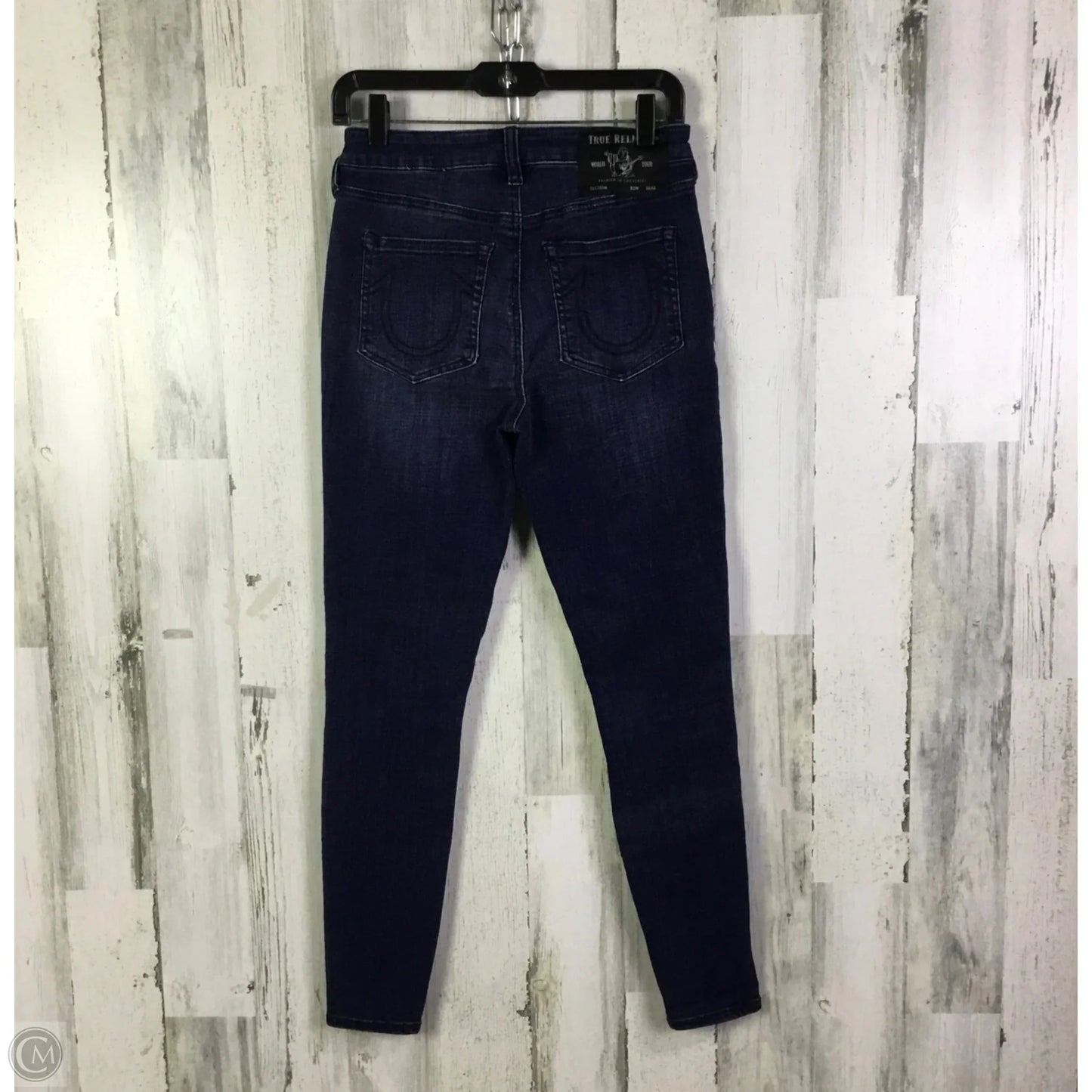 Jeans Skinny By True Religion In Blue Denim, Size: 6