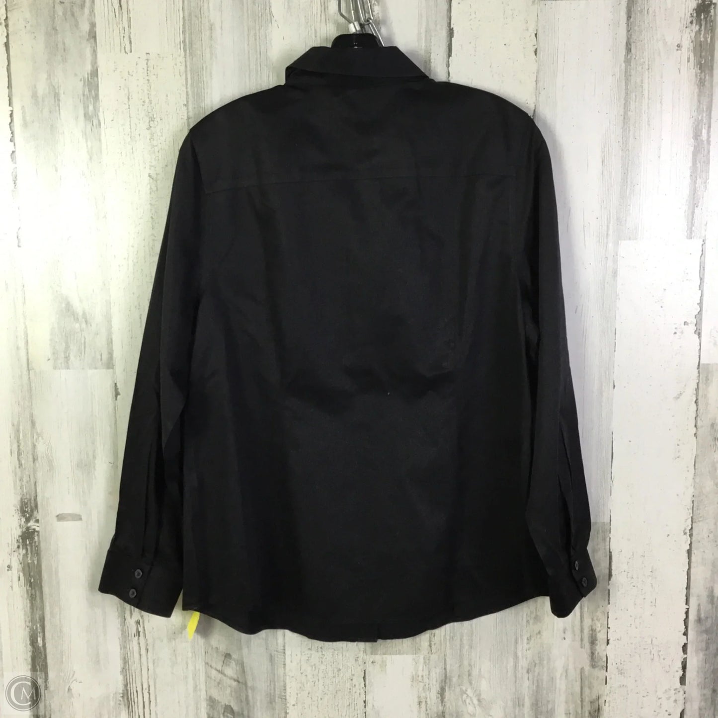 Blouse Long Sleeve By Chicos In Black, Size: M