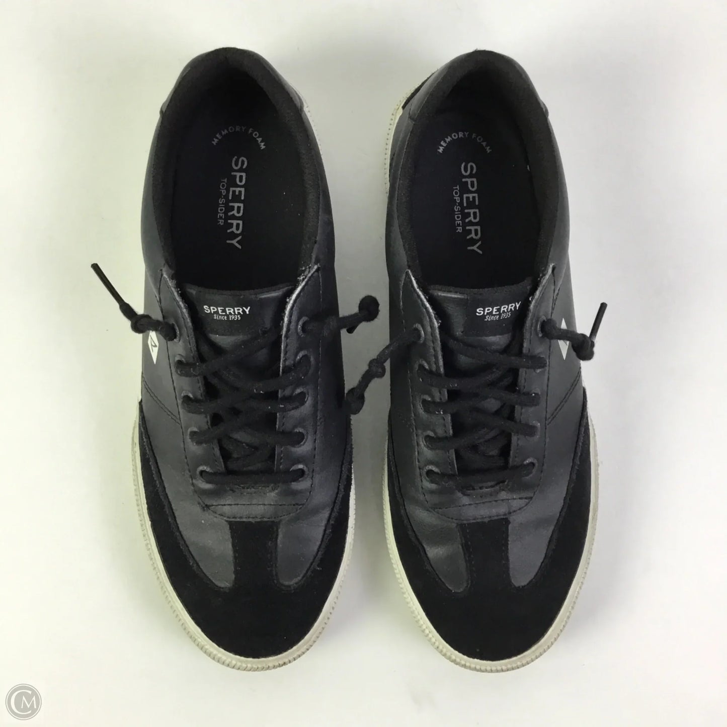 Shoes Sneakers By Sperry In Black, Size: 10