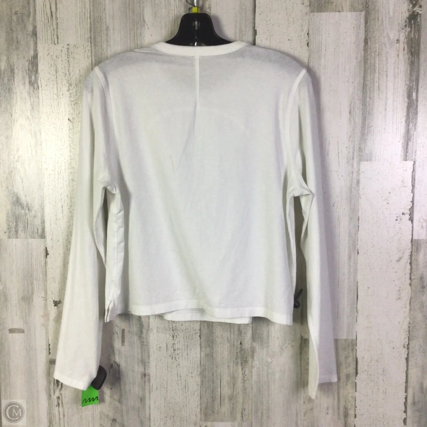 Athletic Top Long Sleeve Crewneck By Lululemon In White, Size: 10