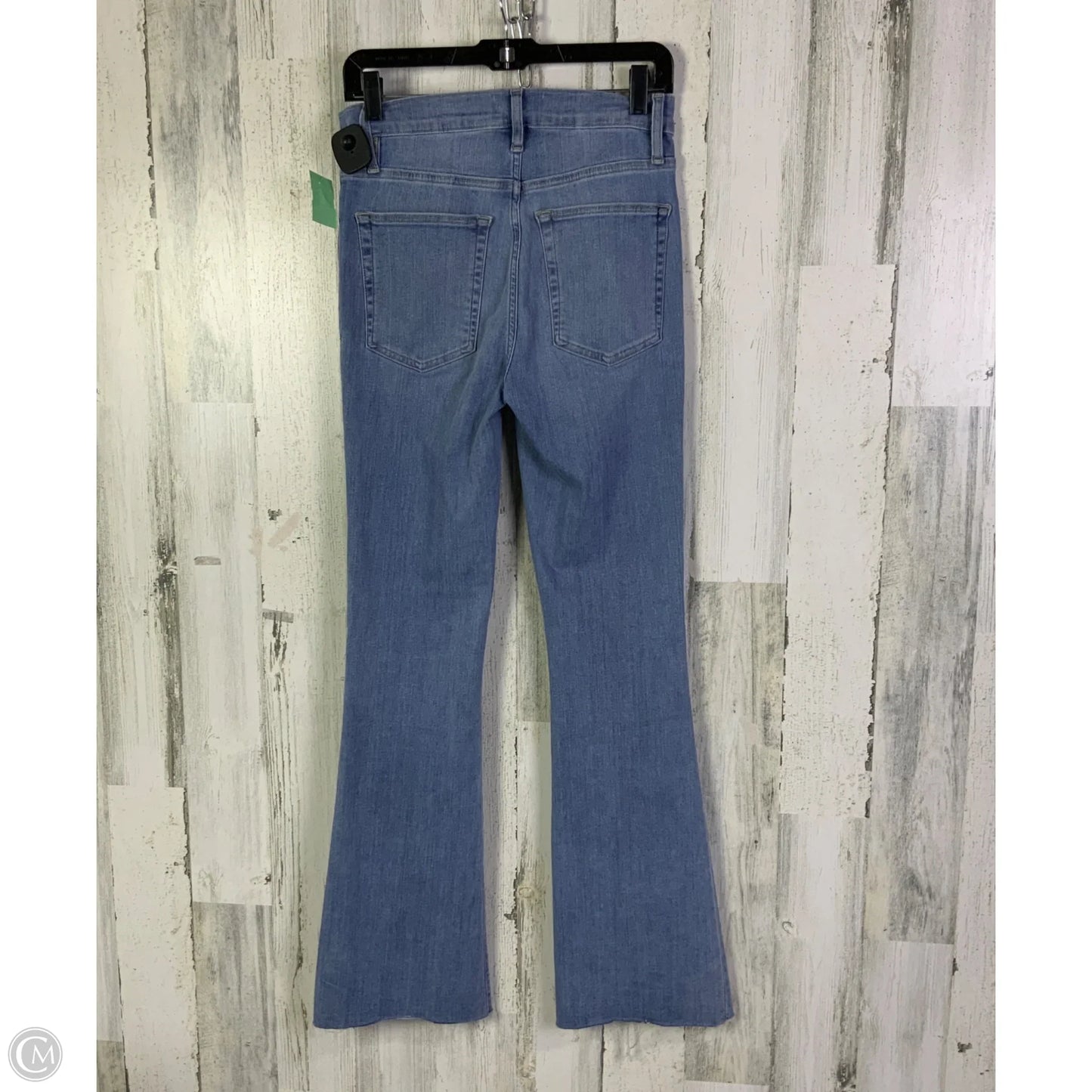 Jeans Flared By Frame In Blue Denim, Size: 2