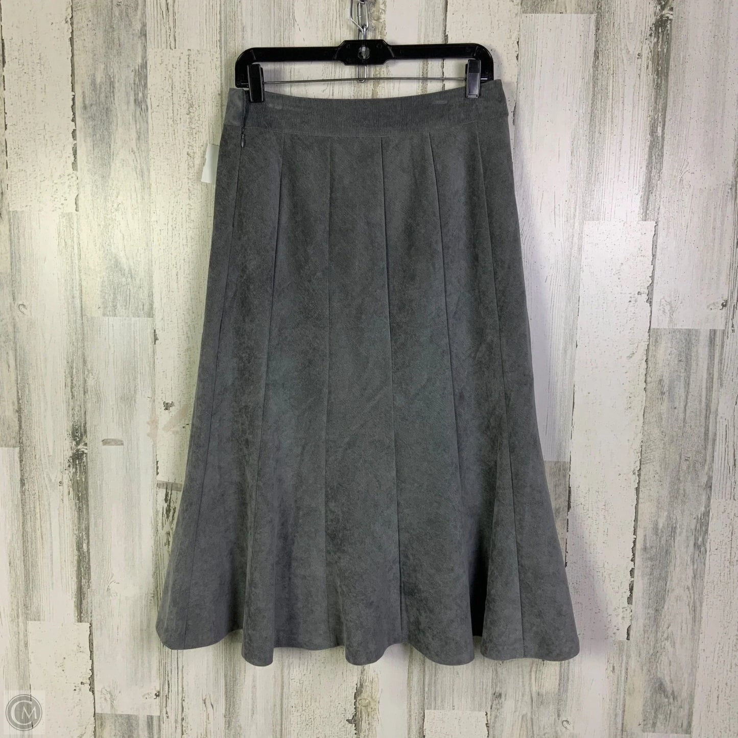 Skirt Midi By Christopher And Banks In Grey, Size: 4