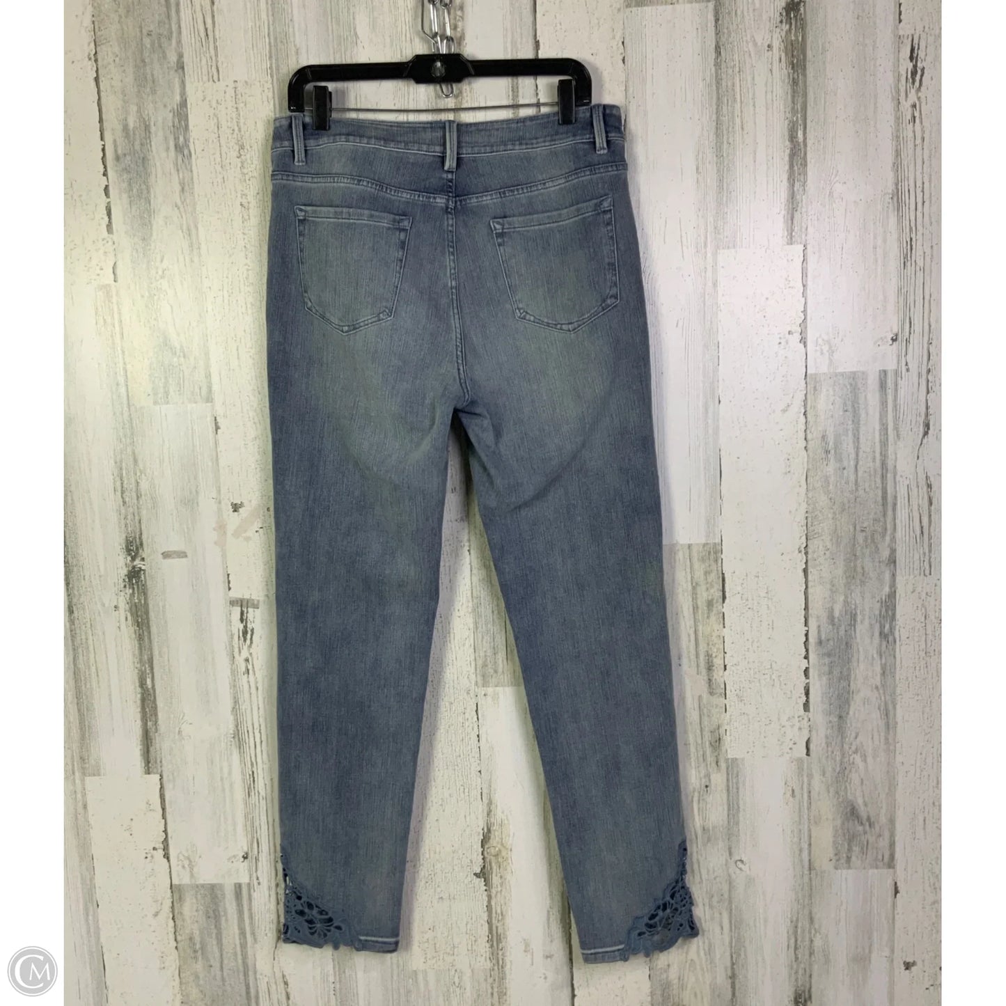 Jeans Straight By Soft Surroundings In Blue Denim, Size: 10