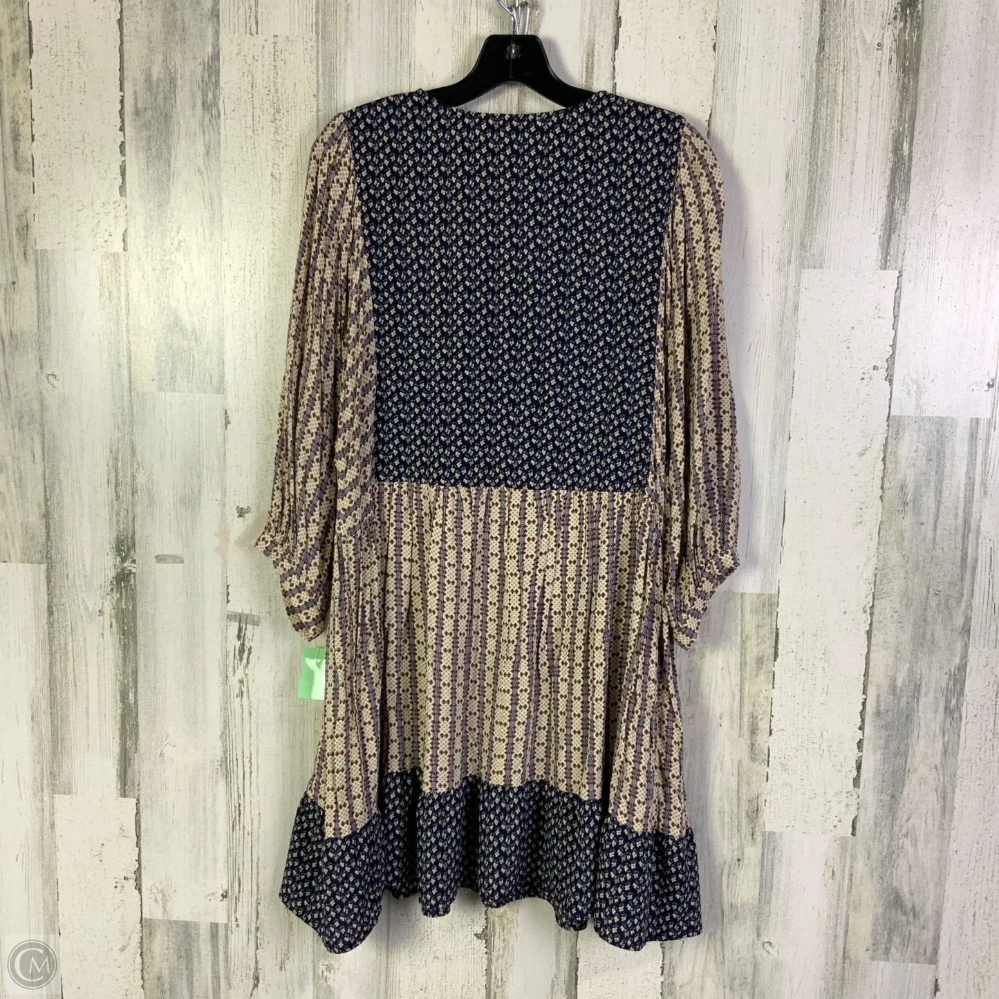 Dress Casual Short By Umgee In Blue & Brown, Size: Xl