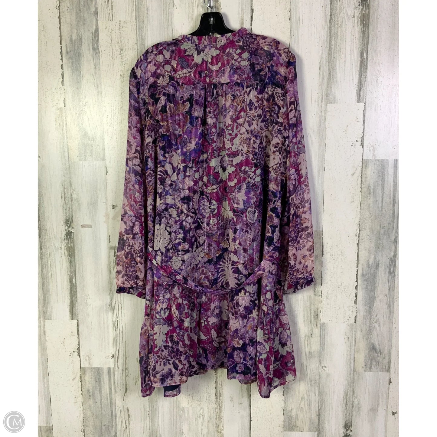 Dress Party Short By Loft In Purple, Size: Xxl