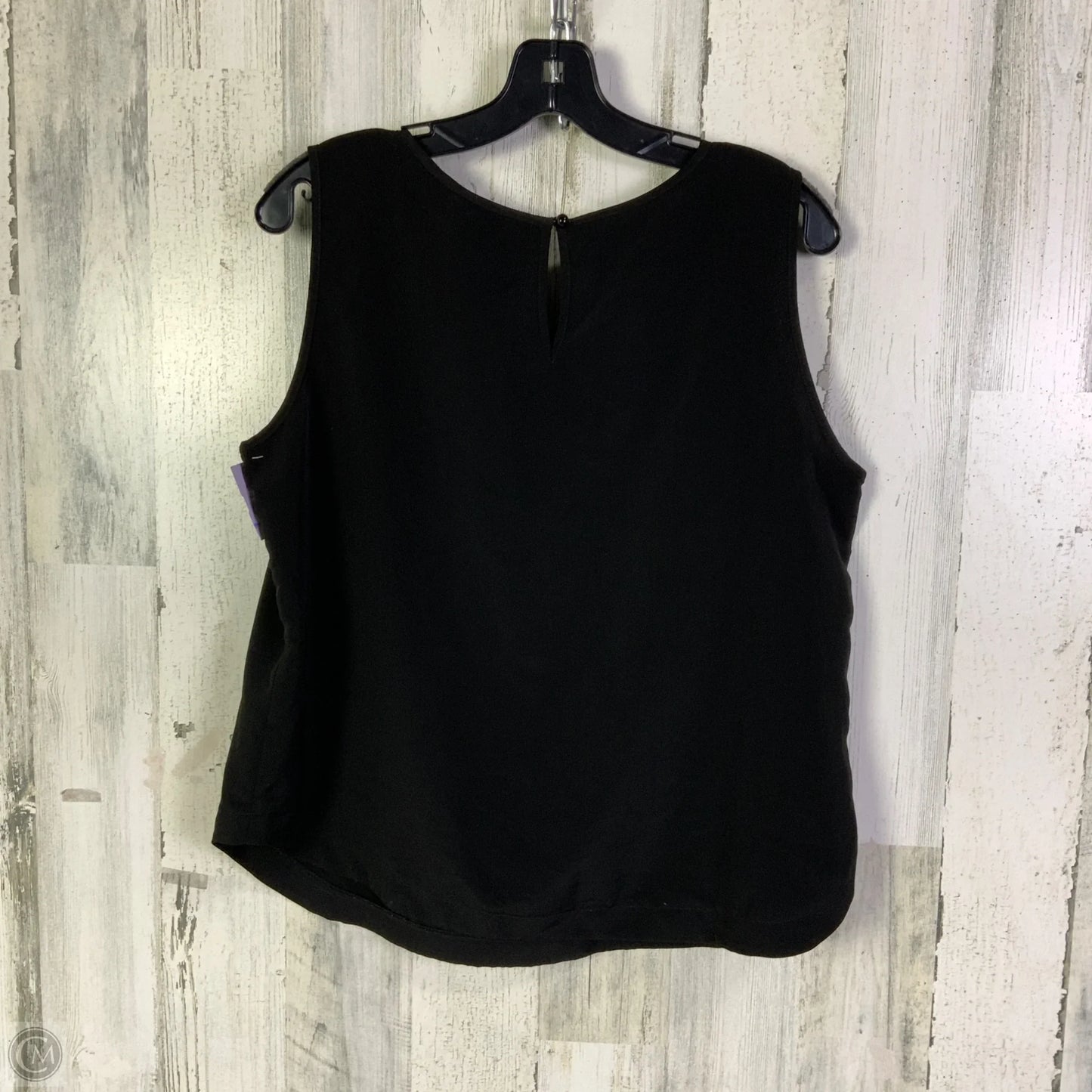 Top Sleeveless By Clothes Mentor In Black, Size: Xl