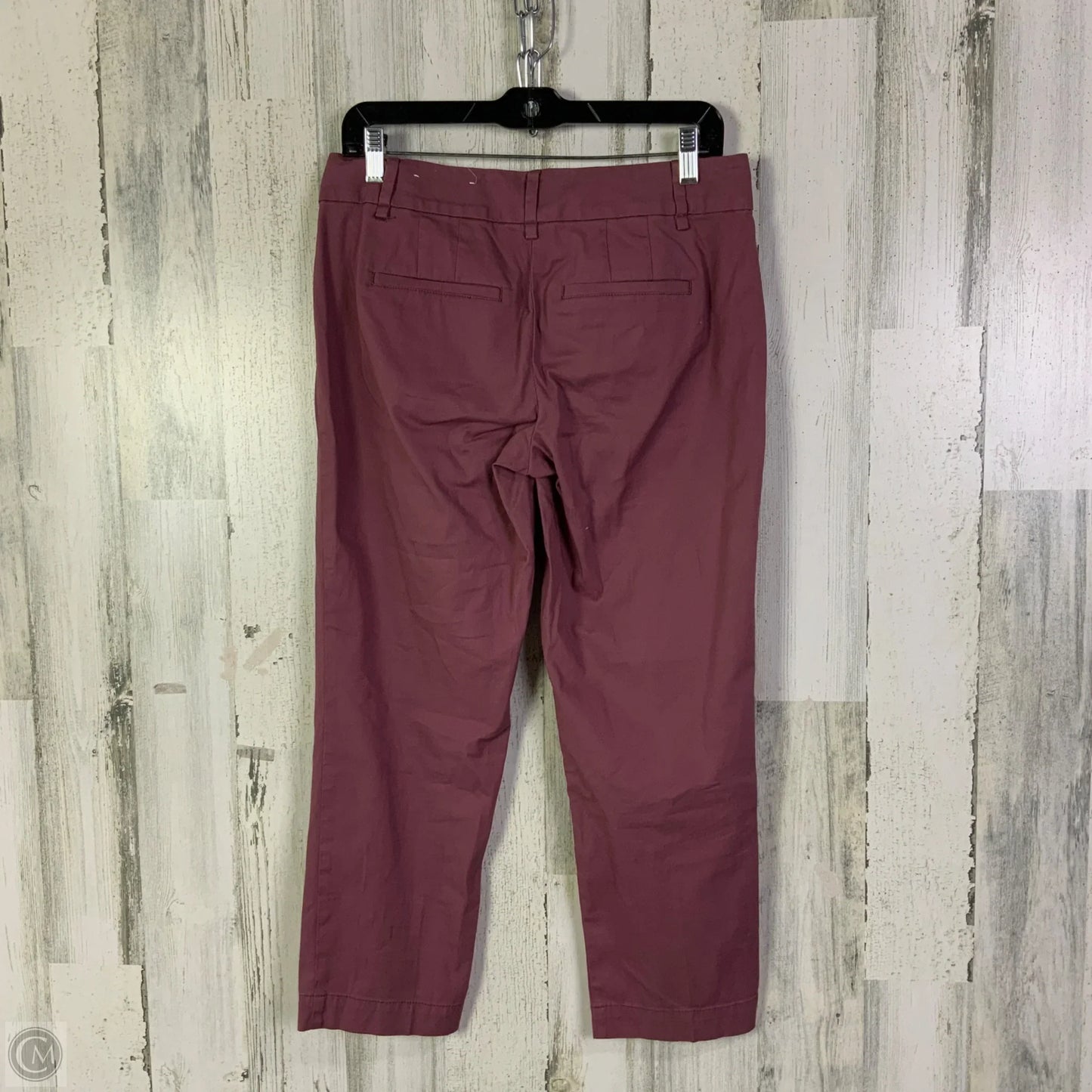 Pants Cropped By Loft In Purple, Size: 2