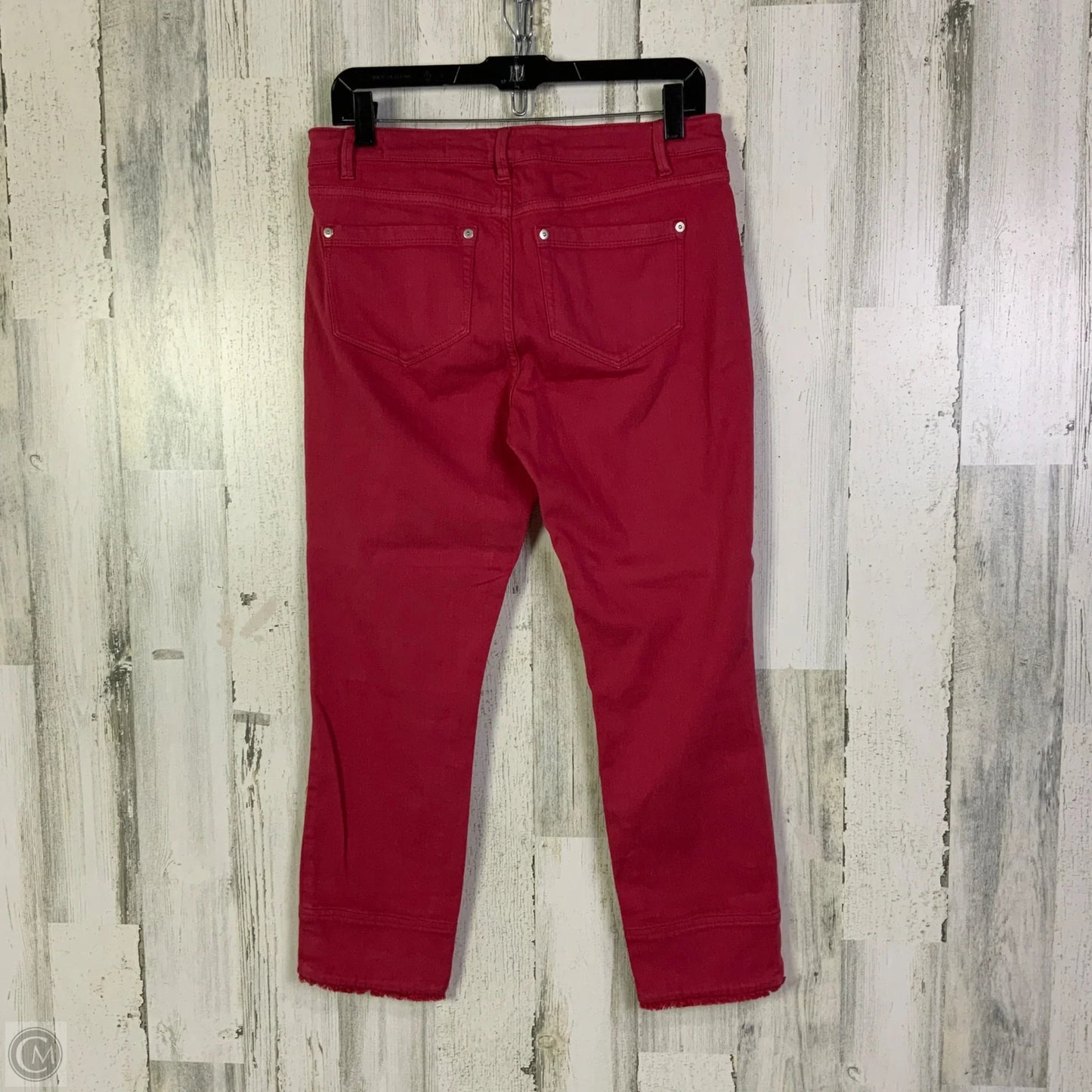 Jeans Cropped By J. Jill In Red, Size: 4